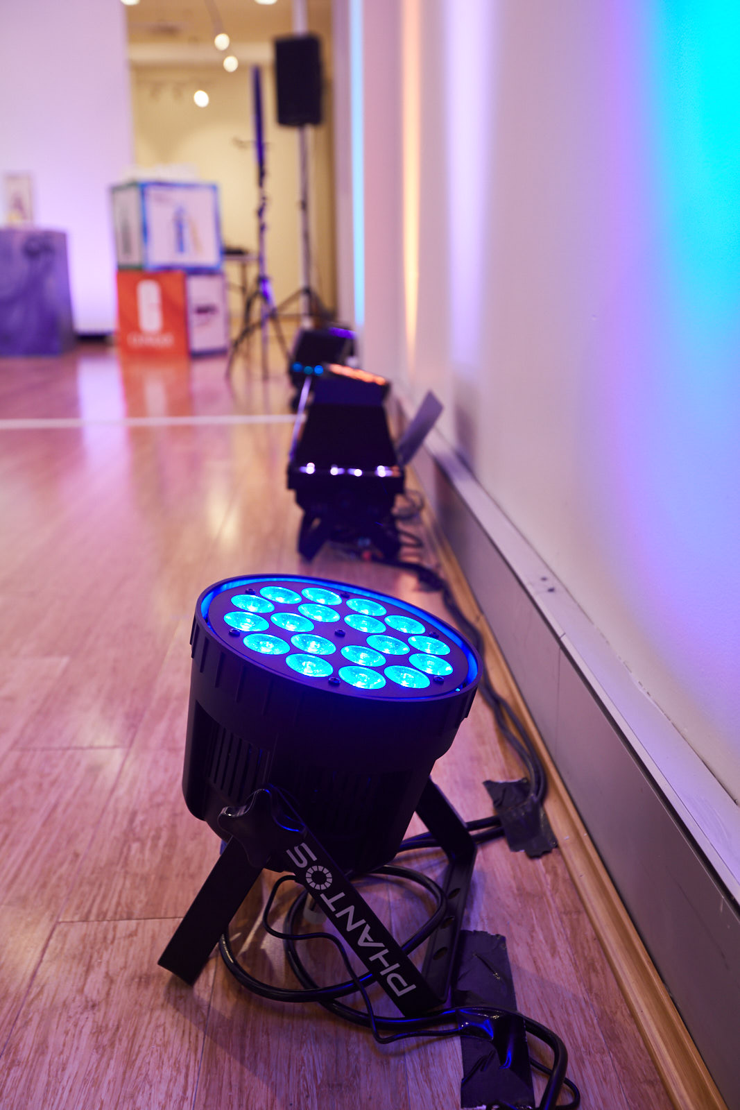 Clinique Product Launch Lighting with Phantos Static Wash Lights ...